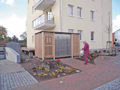 MULTI S Sichtschutz Lärchenholz Dachformen ZUBEHÖR OPTIONAL Bodenhülsen Stahl verzinkt für