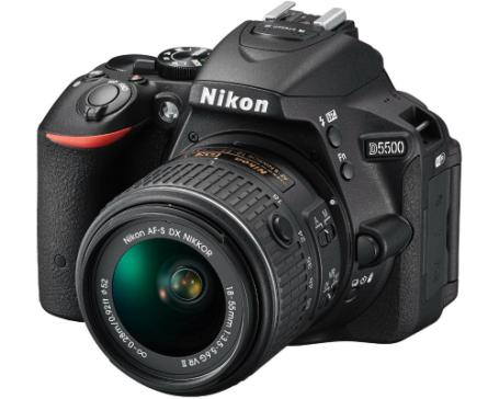 Nikon D5500 Digitale Spiegelreflexkamera mit Full-HD Filmaufnahme.