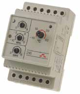 DEVIreg 316 Steuerung und Thermostate Elektronischer Universalthermostat für DIN-Schienenmontage. DEVIreg 316 wird als Differenzthermostat eingesetzt. Technische Daten: Spannung... 180-250 V Kontakt.