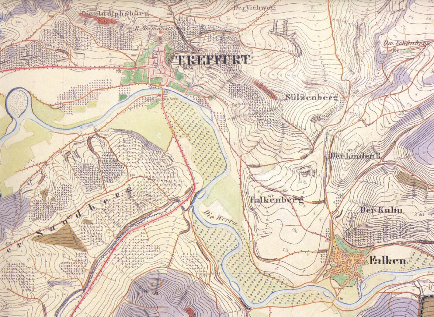 Wegbereiter der modernen Topographischen Karte Die preußischen Urmesstischblätter
