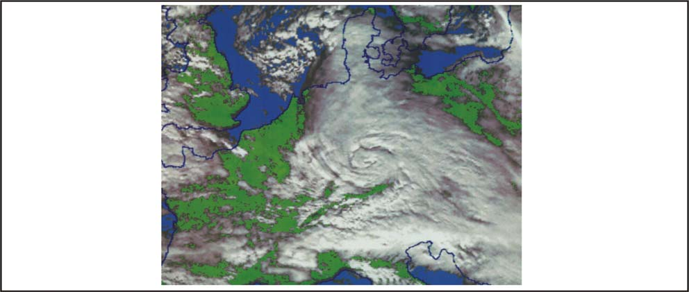 .1 Tiefentwicklung innerhalb der Westwindzone (Zyklogenese) Die Westwindzone Gemäß den Gesetzen des geostrophischen Windes wird in der Höhe die ursprünglich vom Hoch zum Tief also polwärts gerichtete
