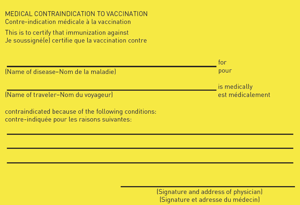Waiver ) ausstellen WHO 2013 Gelbfieber-Impfung Waiver Gelbfieber Auffrischimpfung Ø neu: Indikation laut STIKO (Epid Bull