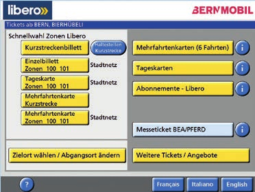 1 Einzelbillett Stadtgebiet, Zonen 100 und 101 Beispiel: ab Bern Bierhübeli nach Viktoriaplatz, erwachsene Person, Zonen 100 101,.