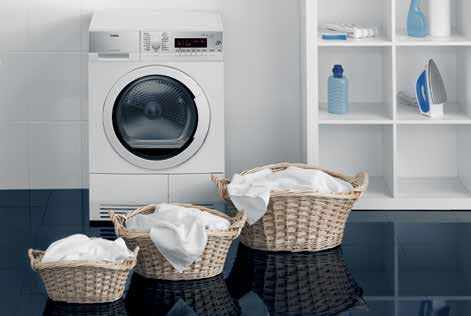 27 WÄSCHEPFLEGE / Wäschetrockner Längerer Knitterschutz Falls Sie Ihre Wäsche nach Programmende nicht aus dem Gerät nehmen können, sorgt eine spezielle Funktion automatisch dafür, dass Ihre Wäsche