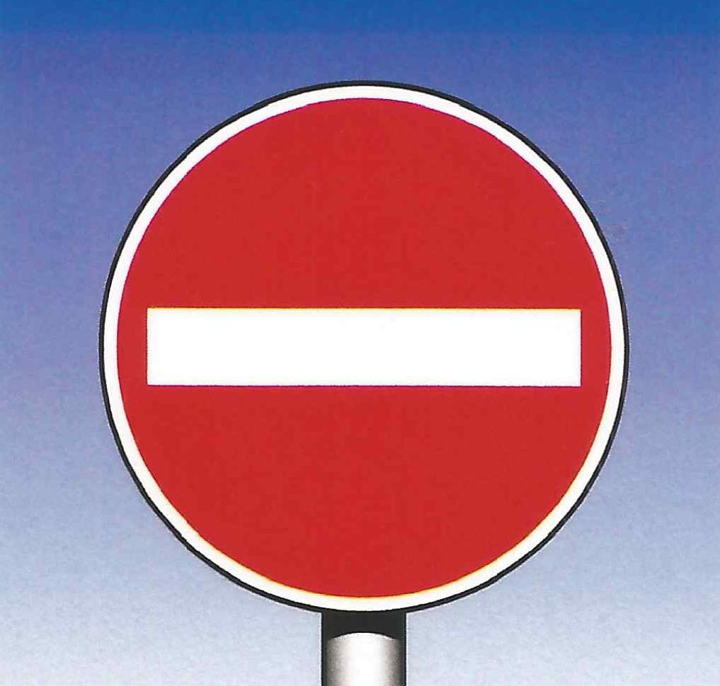 2. Verkehrszeichen - Traffic signs Verbot der