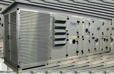 Anwendungsbereiche und Systemvorteile TM Für TGA-Planer und Klimafachbetriebe sind die Qubic Package Lüftungsanlagen mit integrierter DVM-S luft- oder wassergekühlter Hybrid-Wärmepumpe die perfekte,