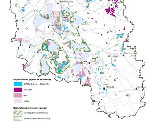 Handlungsempfehlungen - Forst REGIONAL- PLANUNG VRG Waldmehrung bzw. Waldschutz PRÜFUNG/PRÄZISIERUNG 01.01.2015 01.