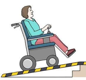 Das ist wichtig für einen guten Wohnort: Menschen mit Rollstuhl können sich im
