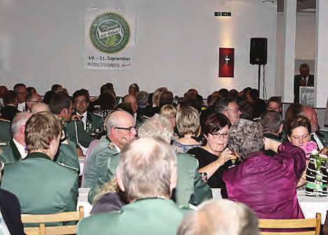 Der Einladung des Vorstands des Schützenvereins Dedinghausen waren ca. 150 Ehrengäste am 18. September in den Bürgertreff gefolgt.