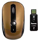 hama Wireless Optical Presenter Mouse M920 Optische 3-Tasten-Funkmaus mit 7 Präsenter- Funktionen bei MS- Powerpoint (2000/XP/ Vista, treiberunabhängig).