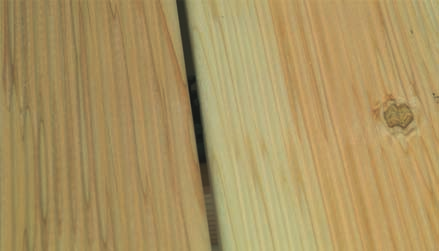 Konstruktiver Holzschutz Abstandshalter zwischen den Dielen (5 mm),