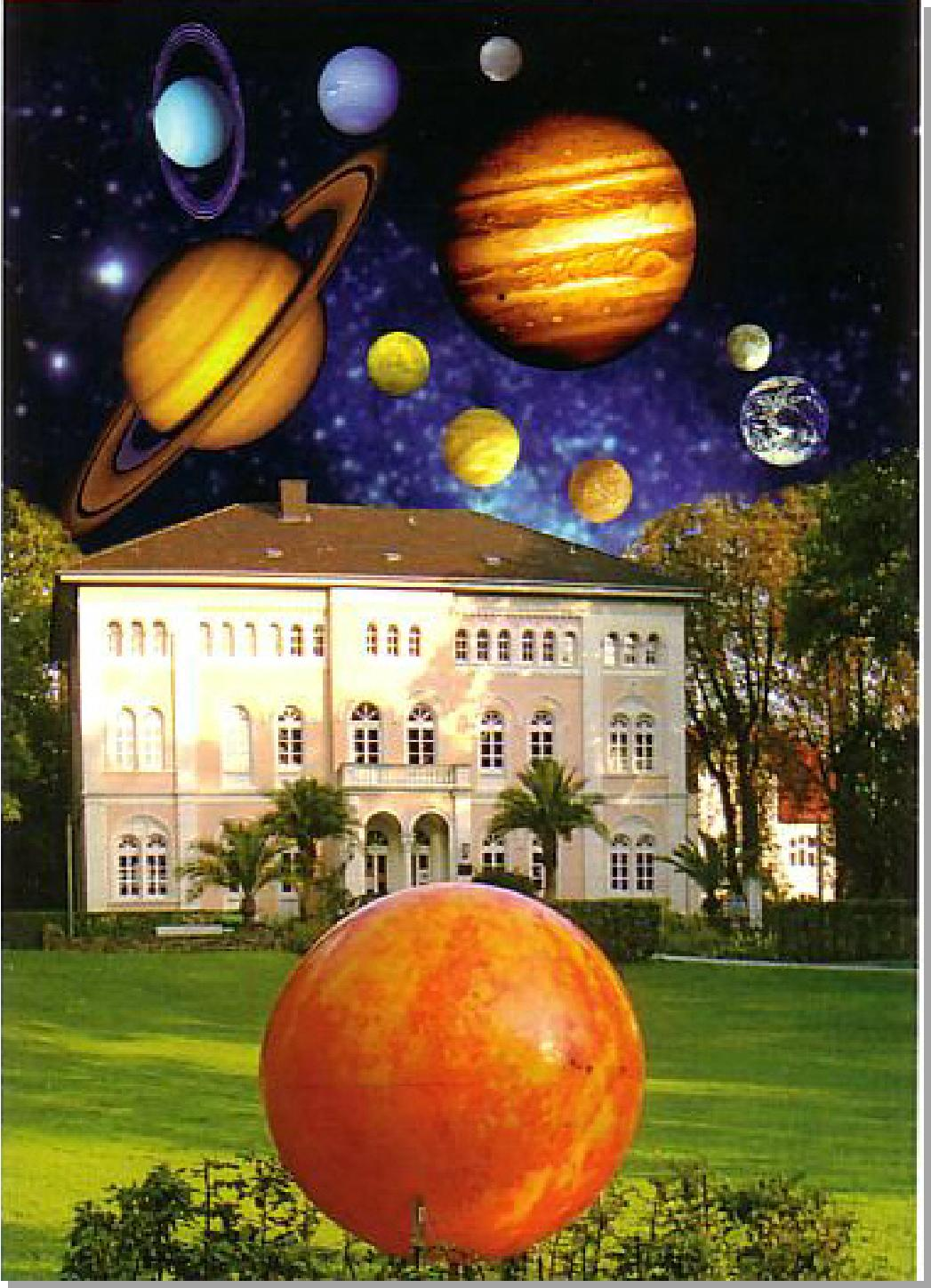 Der Planetenweg in Bad Lippspringe Pädagogischdidaktisches Konzept Im Mai 2006 eröffnete die Planetariumsgesellschaft OWL e. V. in Kooperation mit der Stadt Bad Lippspringe den Planetenweg.