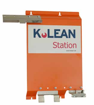 K.LEAN Stations: Wandhalterungen K.LEAN Station kompakt 300-3 speziell für Lager, Einzelarbeitsplätze, Werkzeugmaschinen, Garagen etc.