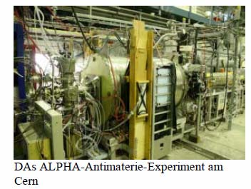 Antiwasserstoff/Alpha-Experiment AD: 30000 p -