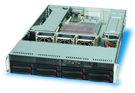 Intel Single/Dual Xeon Storage-Server 2-4 HE Supermicro 19 Rack-Gehäuse 2 bis 4 HE, redundantes Netzgerät 700-900 Watt Intel S1200BTL Single-Prozessor Server-Mainboard, Intel C204 Chipsatz, Intel
