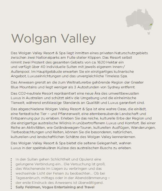Wolgan Valley Natur Park Region 17