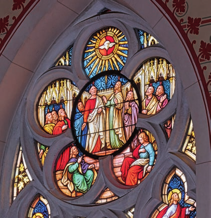 Chorfenster der Pauluskirche: