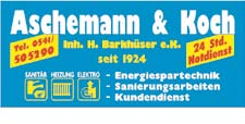 Aschemann & Koch Sanitär-Heizung-Elektro Braunschweiger Straße 37 49084 Osnabrück Telefon: 0541/505290 Telefax: 0541/5052960 www.aschemann-koch.de info@aschemann-koch.