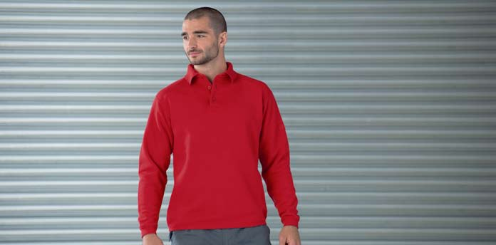 11 Sweats & Fleece Sweats & Fleece 12 012 & 013 Strapazierfähige Workwear Sweatshirts: Mit Kragen & Mit Rundhalsausschnitt Echte