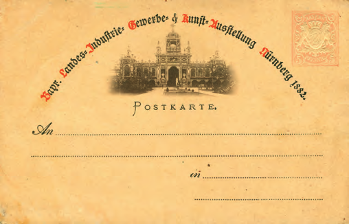 OPD abzugeben. Abb. 4. Postkarte aus Bayern 1882.