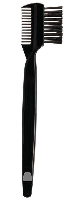 [EB27] WIMPERNKAMM/-BÜRSTE, SYNTHETISCHE BORSTE EYELASH BRUSH N COMB, SYNTHETIC BRISTLE synthetische Borste schwarz MATERIAL synthetic bristle black - - Kunststoffgriff, schwarz - - plastic handle,