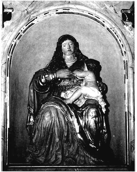 62 3. Denkmäler Maria lactans. Um 1600. Barocke Pieta Sandstein, koloriert, 18. Jahrhundert. Ronig S. 22 mit Abb.
