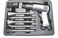 50 Meisselhammer-Satz Werkzeugaufnahme 6-kant Aufspannfeder 5 Meisseleinsätze (Flachmeissel, Spitzmeissel,