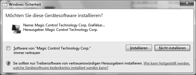 INSTALLATION REMARQUE (Windows Vista): Lors de l installation du logiciel sous