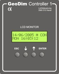 Zeitsteuerungen DMX Lichtsteuerung Controller 1 Jahres-Wochenprogramm Programmierbare DMX512 Beleuchtungssteuerung für Außenbeleuchtung, Messestand, Schaufenster, Kino, Schwimmbad oder Tierstall.
