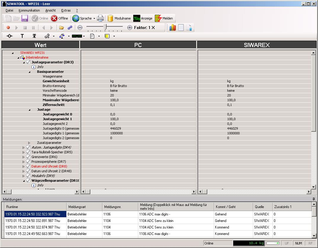 4 SIWATOOL Übersicht Befehle Datensatz- Struktur Parameter offline im PC/SIWATOOL Aktive