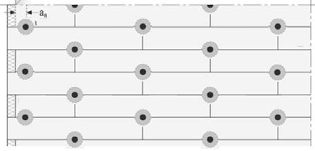 Tabelle 1 Verdübelung der WDVS Steinlamellen-Dämmplatte 3611 auf klebegeeigneten Untergründen bei einem Winddruck -1,6 kn/m² Dämm- Dübel- Putzsystem plattendicke 3711 1 ) teller Flächengewicht