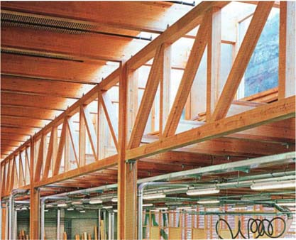 5.4.3 Holz Fachwerkkonstruktionen Die Knotenausbildungen sollen bei Holzfachwerken möglichst einfach und damit kostengünstig gestalten werden.