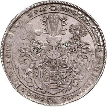 Sehr schön + 7.500,- 385 Stolberg-Stolberg 385 Christoph Ludwig I. 1669-1704.