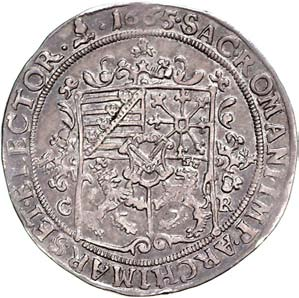 offenem Visier / Vierfeldiges Wappen Sachsen, Kleve, Jülich und Berg mit aufgelegtem