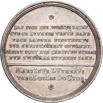 Vorzüglich + 500,- 325 Medaille 1717, von G. Hautsch.