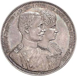August III. 1904-1918. Medaille 1891.