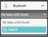 Benutzerhandbuch RaySafe X2 View Messungen importieren Werden keine Base Units gefunden, suchen Sie, indem Sie im Bluetooth-Menü auf Suchen klicken. HINWEIS!