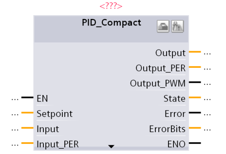 Schnittstelle: Abbildung 4-2 Eine ausführliche Beschreibung des FBs PID_Compact (FB1130) und dessen Parameter finden Sie in der Hilfe des TIA Portals. 4.2 Szenario 1: PID_Compact aufrufen und in Betrieb nehmen 4.