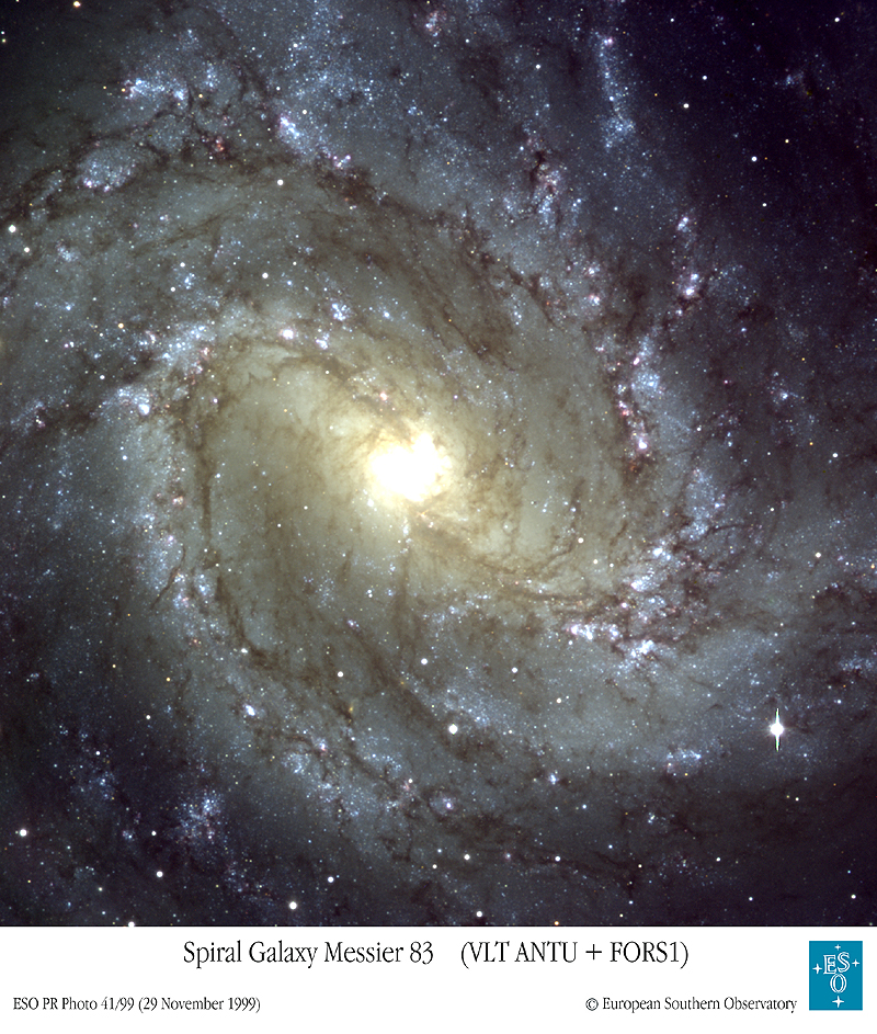 M83 Normale Sterne Entfernungen Spektren