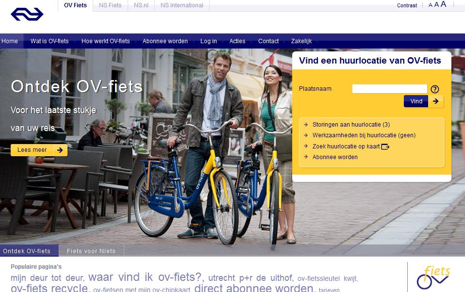 Rad & ÖPNV starke Kombination NL Provinzen sparen auf ÖPNV Linienführung e- Bikes
