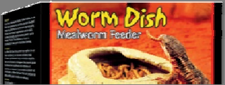 Exo Terra Worm Dish Wurmfutterschale mit