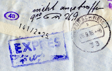 IRAN Brief aus Tehran-Gisha nach Braunschweig.