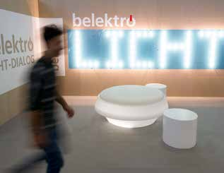 LICHT-DIALOG 2016 smartes Licht für jedermann Der LICHT-DIALOG, eine Kooperation der Messe Berlin GmbH mit der Zeitschrift LICHT, ist fester Bestandteil im Rahmenprogramm der belektro.