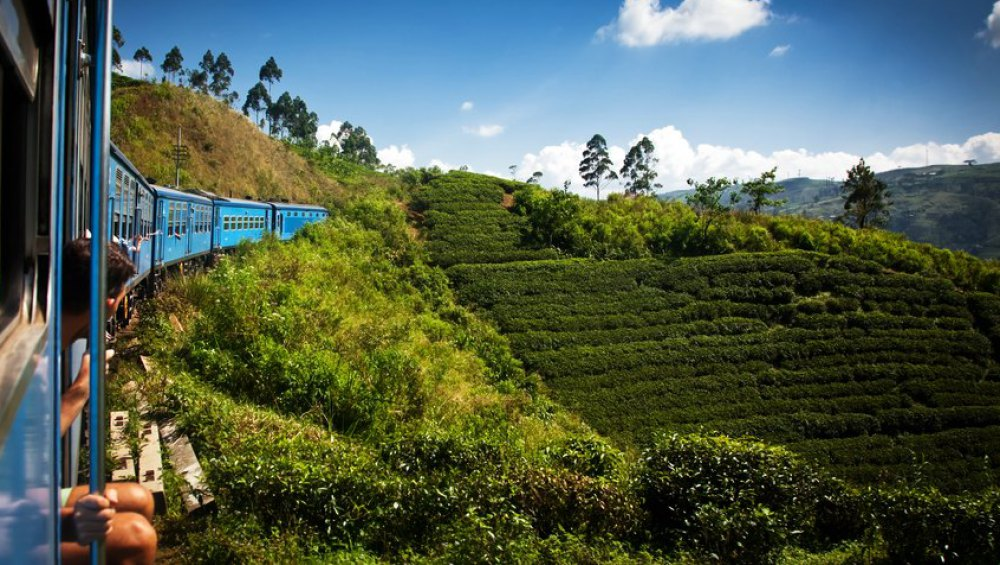 Zugfahrt in Sri