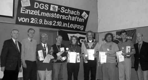 Vor dem Titelverteidiger Rainer Hoffmann (Dresdner GSV) mit 6 Punkten, der erst 15jährigen Annegret Mucha (ebenfalls Dresdner GSV) und Michael Gründer (GSV Braunschweig) mit jeweils 6 Punkten.