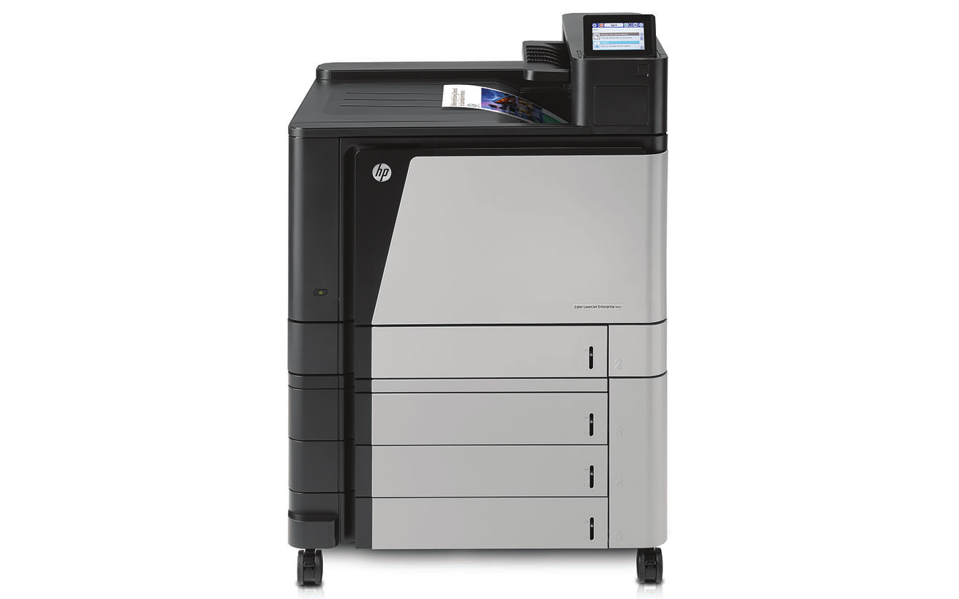 Datenblatt HP Color LaserJet Enterprise M855 Druckerserie Hervorragende Farben, optimales Ergebnis Der HP Color LaserJet M855 bietet Ihrer gesamten Organisation Zugang zu schnellem, einfachem
