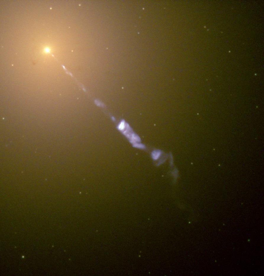 Radiogalaxie M87 mit Jet