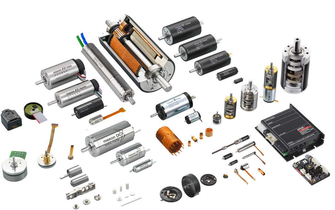 Flachmotoren mit Eisenkern ergänzen das modular aufgebaute Produktprogramm.