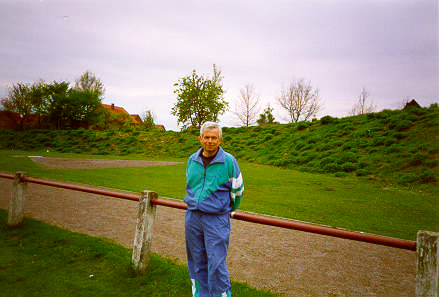 Karl Overbeck war der erste Sportler, der beim Sportabzeichentreff in Bad Waldliesborn das Sportabzeichen ablegte.
