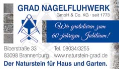 60 Jahre Christliches Sozialwerk Degerndorf Brannenburg Flintsbach e.v. Festakt und einem Tag der offe nen Tür eingeweiht.